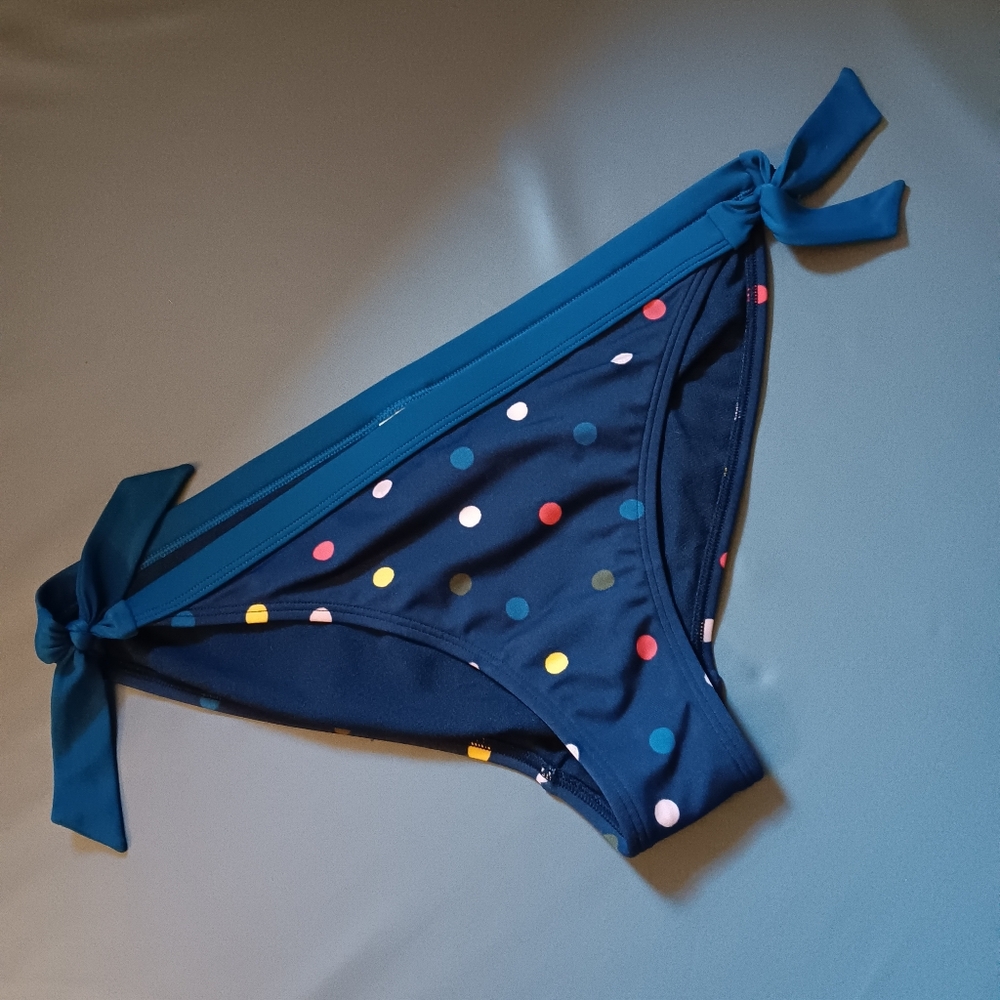 Boden Navy Dot Bikini Bottom 8